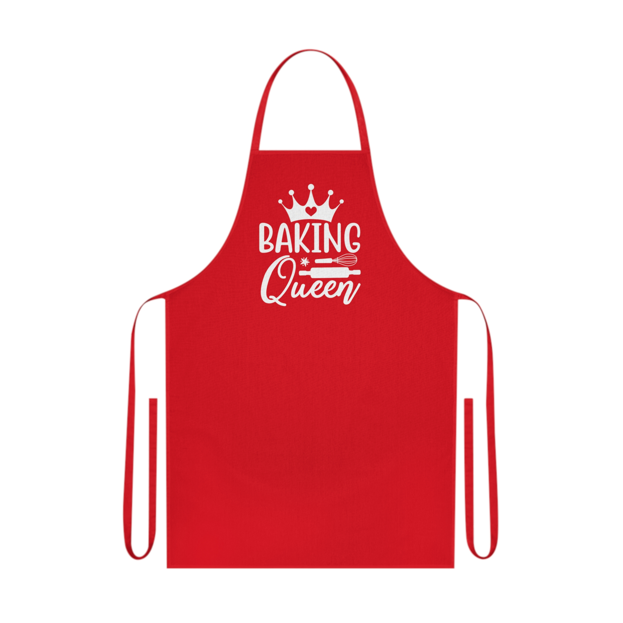 Red Baking Queen Cotton Apron