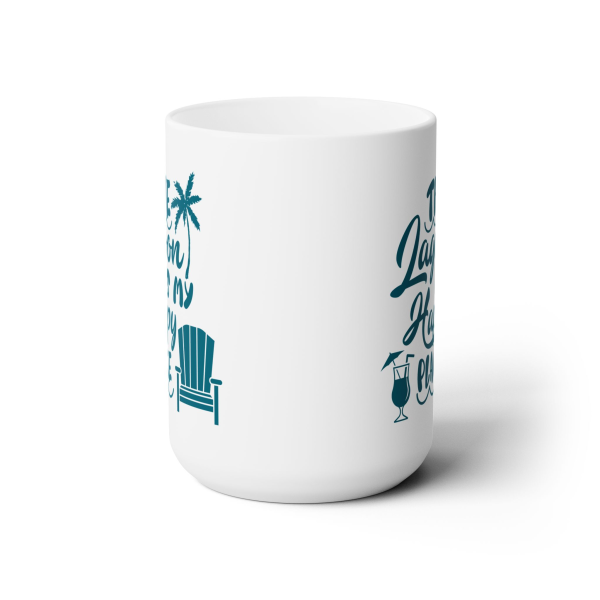 The Lagoon Is My Happy Place Coffee Mug Ceramic Coffee Mug 15oz