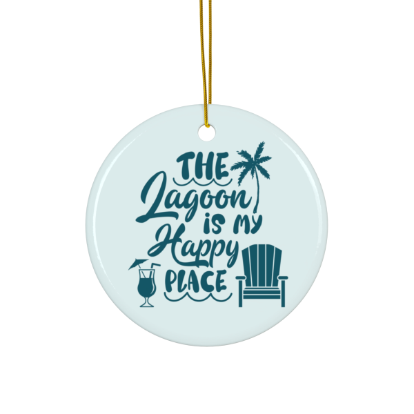 The Happy Place Ceramic Ornament